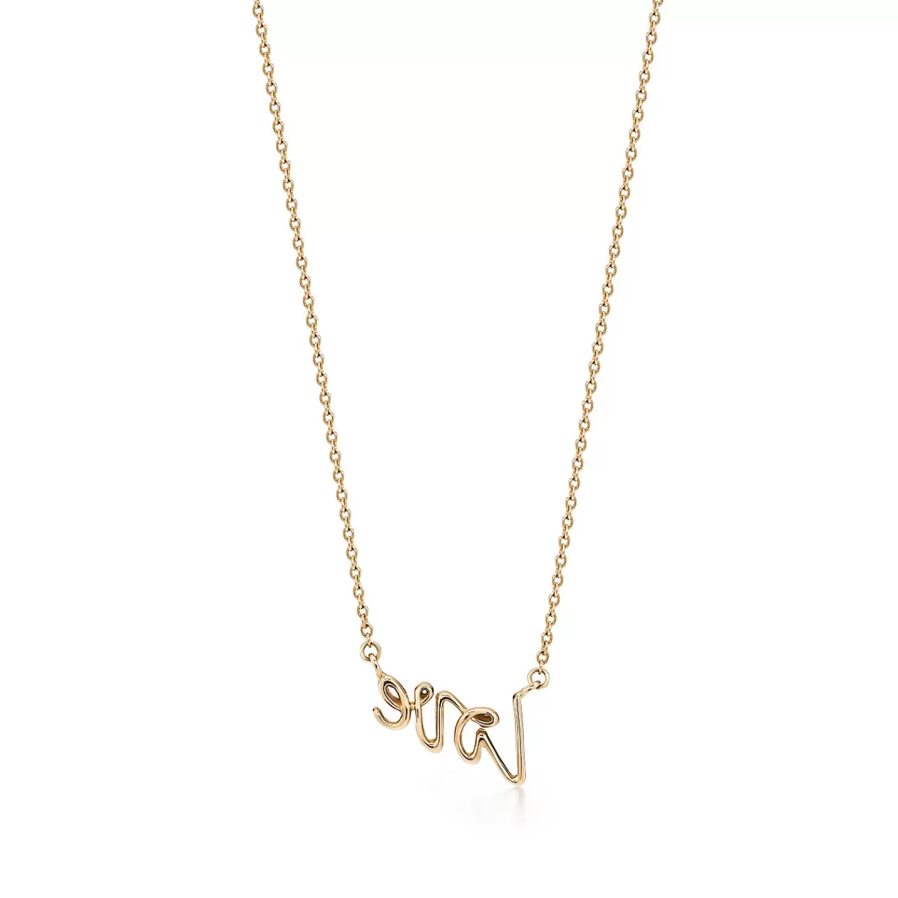 Tiffany & Co. Paloma's Graffiti love pendant in 18k gold, mini. | ^ Necklaces & Pendants | Gifts for Her