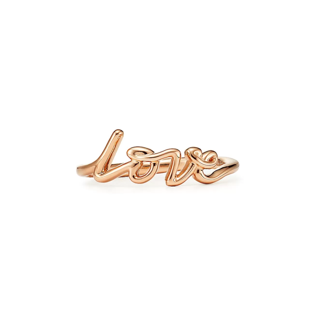 Tiffany & Co. Paloma's Graffiti Love Ring in Rose Gold, Mini | ^ Rings | Rose Gold Jewelry