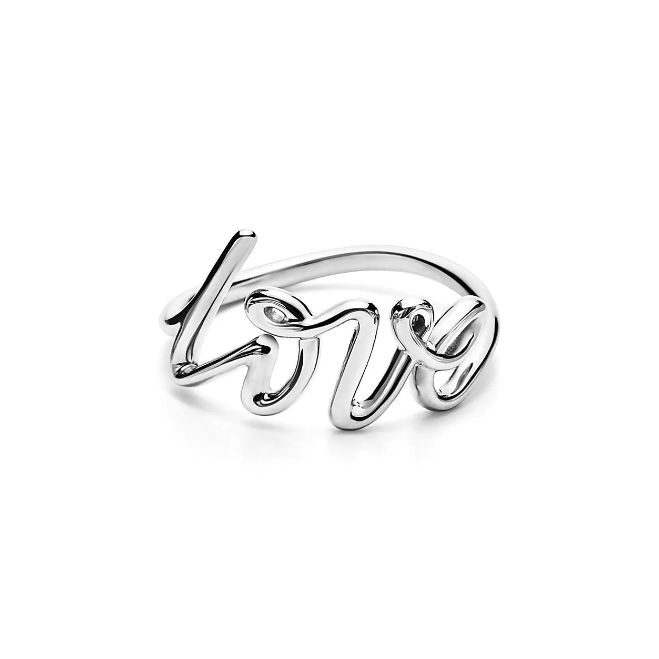 Tiffany & Co. Paloma's Graffiti Love Ring in Silver, Small | ^ Rings | Gifts for Her