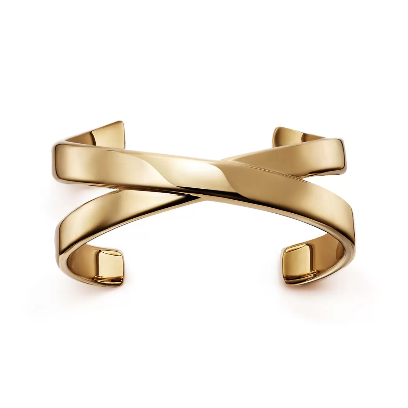 Tiffany & Co. Paloma's Graffiti X cuff in 18k gold, medium. | ^ Bracelets | Gold Jewelry