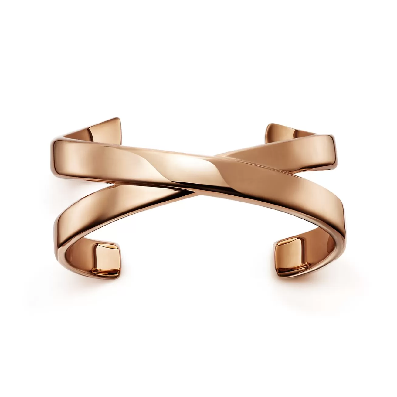 Tiffany & Co. Paloma's Graffiti X cuff in 18k rose gold, medium. | ^ Bracelets | Rose Gold Jewelry