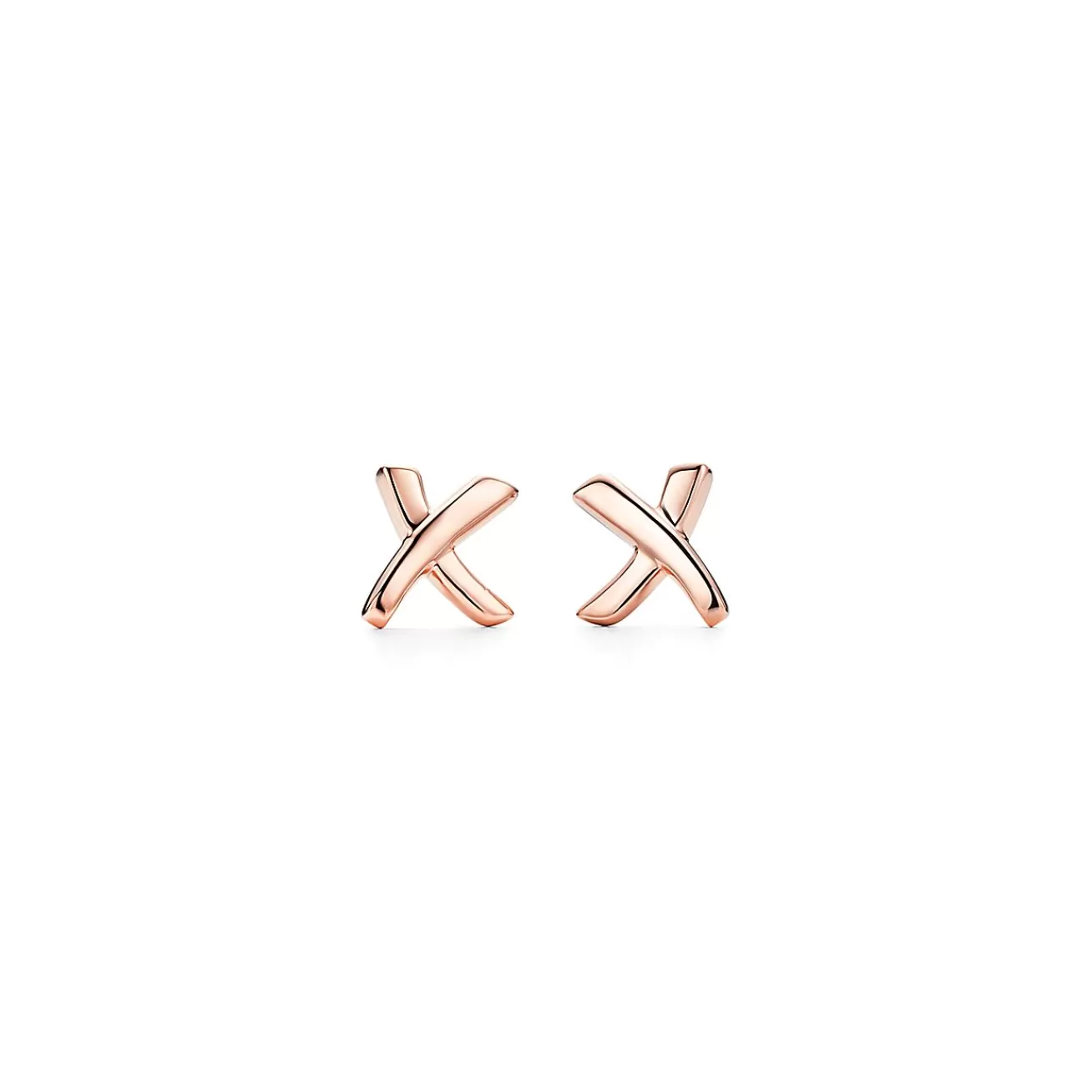 Tiffany & Co. Paloma's Graffiti X earrings in 18k rose gold. | ^ Earrings | Rose Gold Jewelry