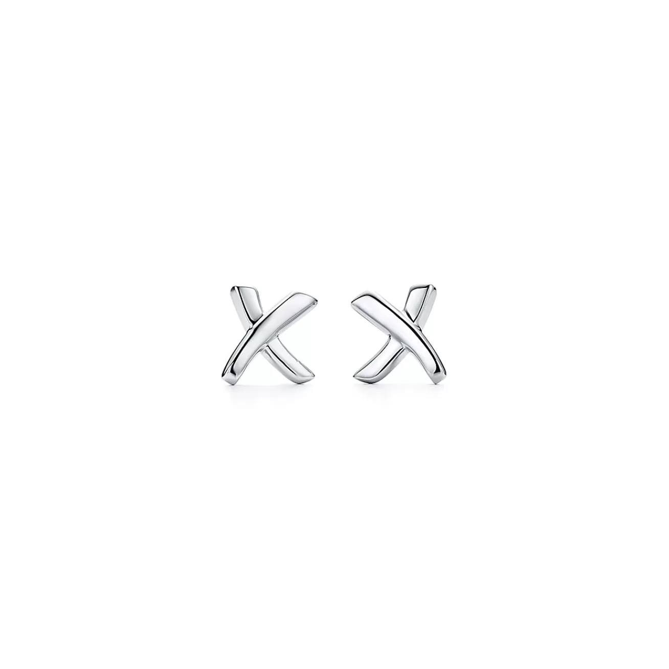Tiffany & Co. Paloma's Graffiti X earrings in sterling silver, small. | ^ Earrings | Sterling Silver Jewelry