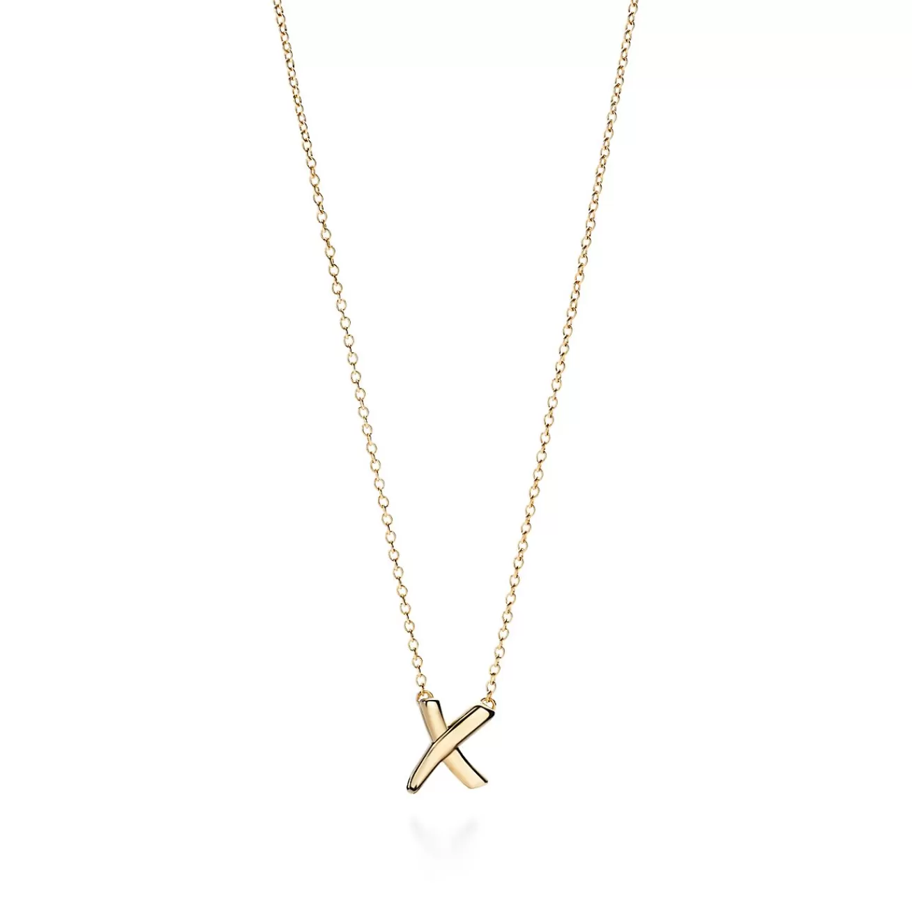 Tiffany & Co. Paloma's Graffiti X pendant in 18k gold, small. | ^ Necklaces & Pendants | Gold Jewelry