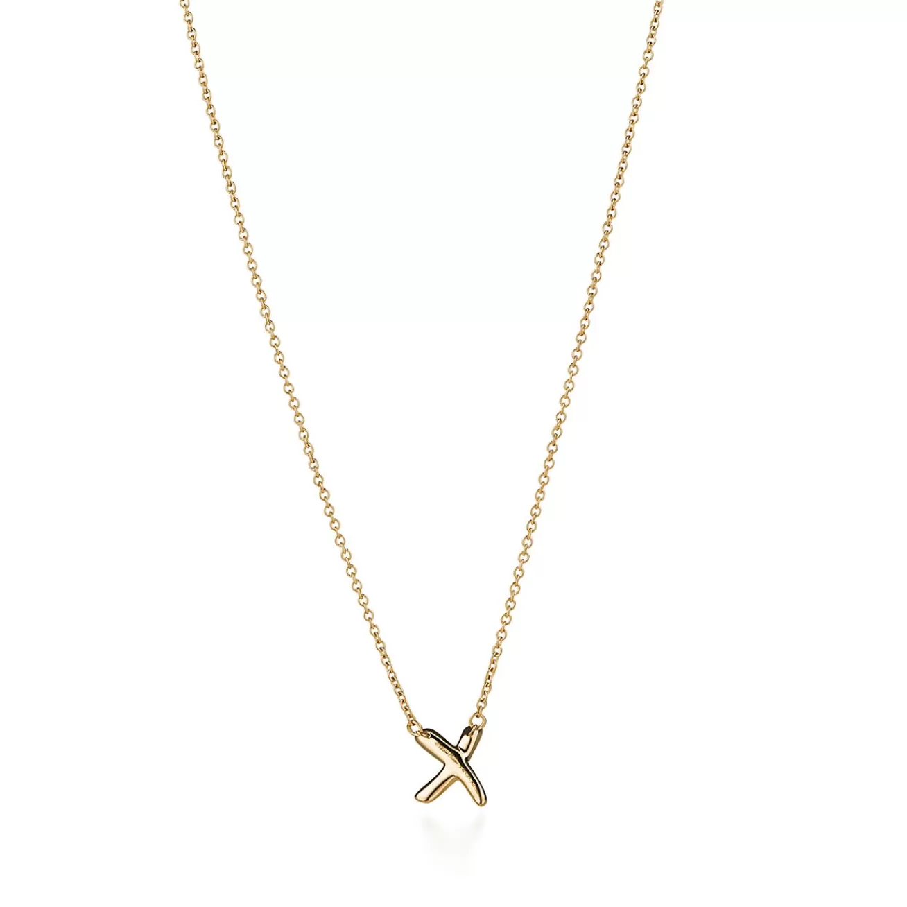 Tiffany & Co. Paloma's Graffiti X pendant in 18k gold, small. | ^ Necklaces & Pendants | Gold Jewelry
