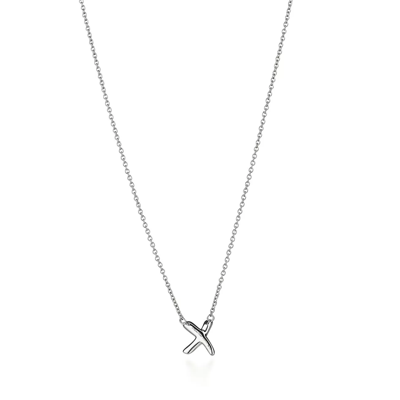 Tiffany & Co. Paloma's Graffiti X pendant in sterling silver, small. | ^ Necklaces & Pendants | Sterling Silver Jewelry