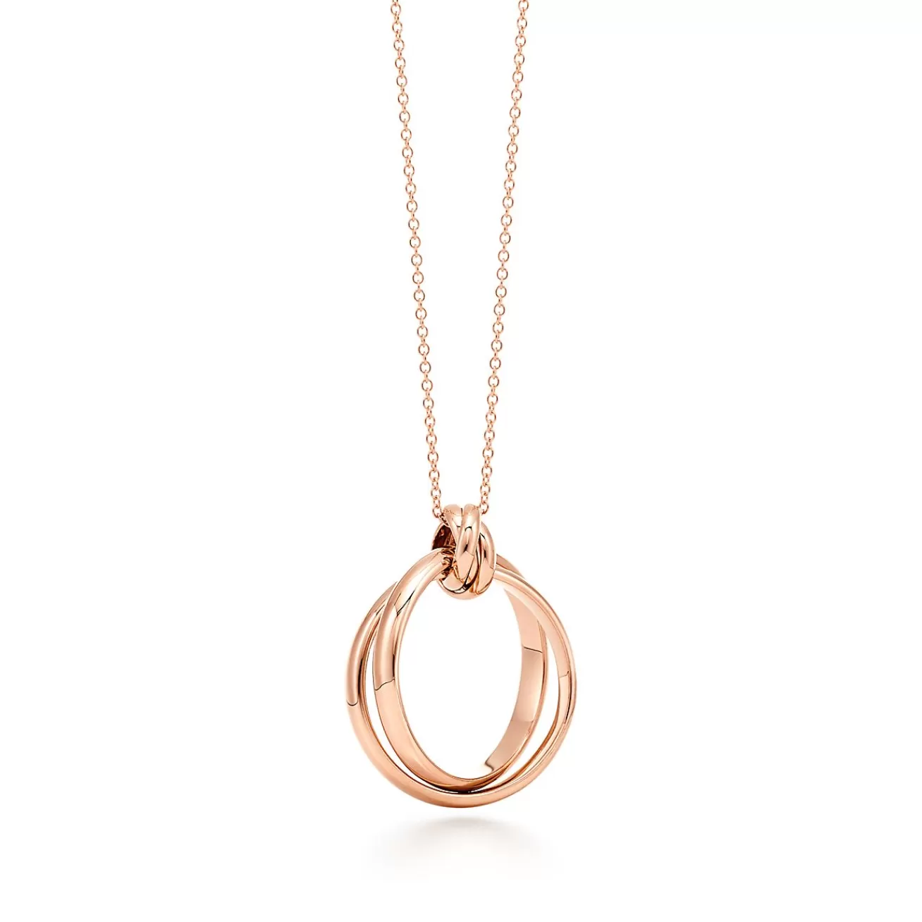 Tiffany & Co. Paloma's Melody circle pendant in 18k rose gold, small. | ^ Necklaces & Pendants | Rose Gold Jewelry