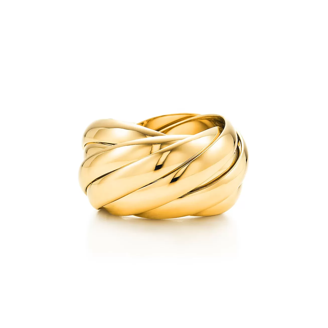 Tiffany & Co. Paloma's Melody nine-band ring in 18k gold. | ^ Rings | Gold Jewelry