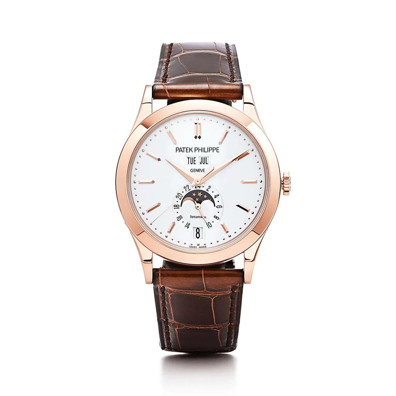 Tiffany & Co. Patek Philippe Complications men’s watch in 18k rose gold, self-winding. | ^ Patek Philippe