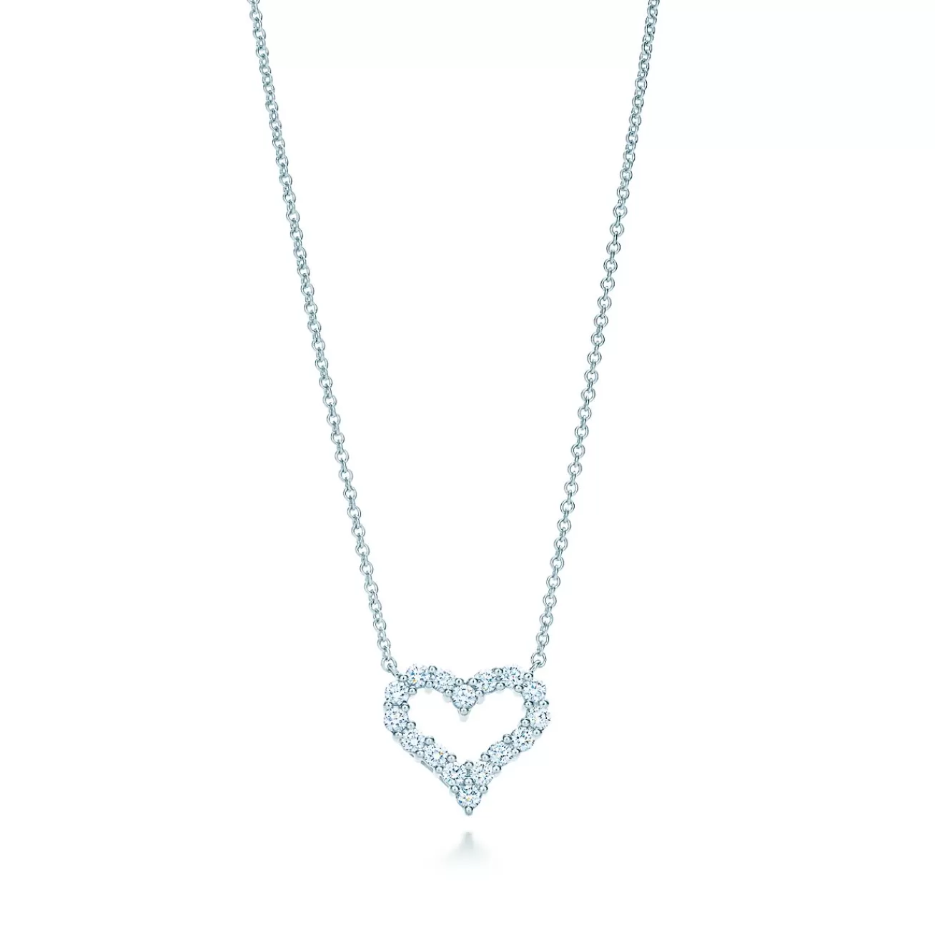 Tiffany & Co. Pendant in platinum with diamonds, mini. | ^ Necklaces & Pendants | Platinum Jewelry