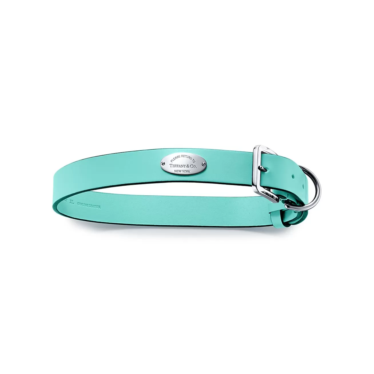 Tiffany & Co. Pet collar in Tiffany Blue® leather, extra large. | ^ Stationery, Games & Unique Objects | Games & Novelties
