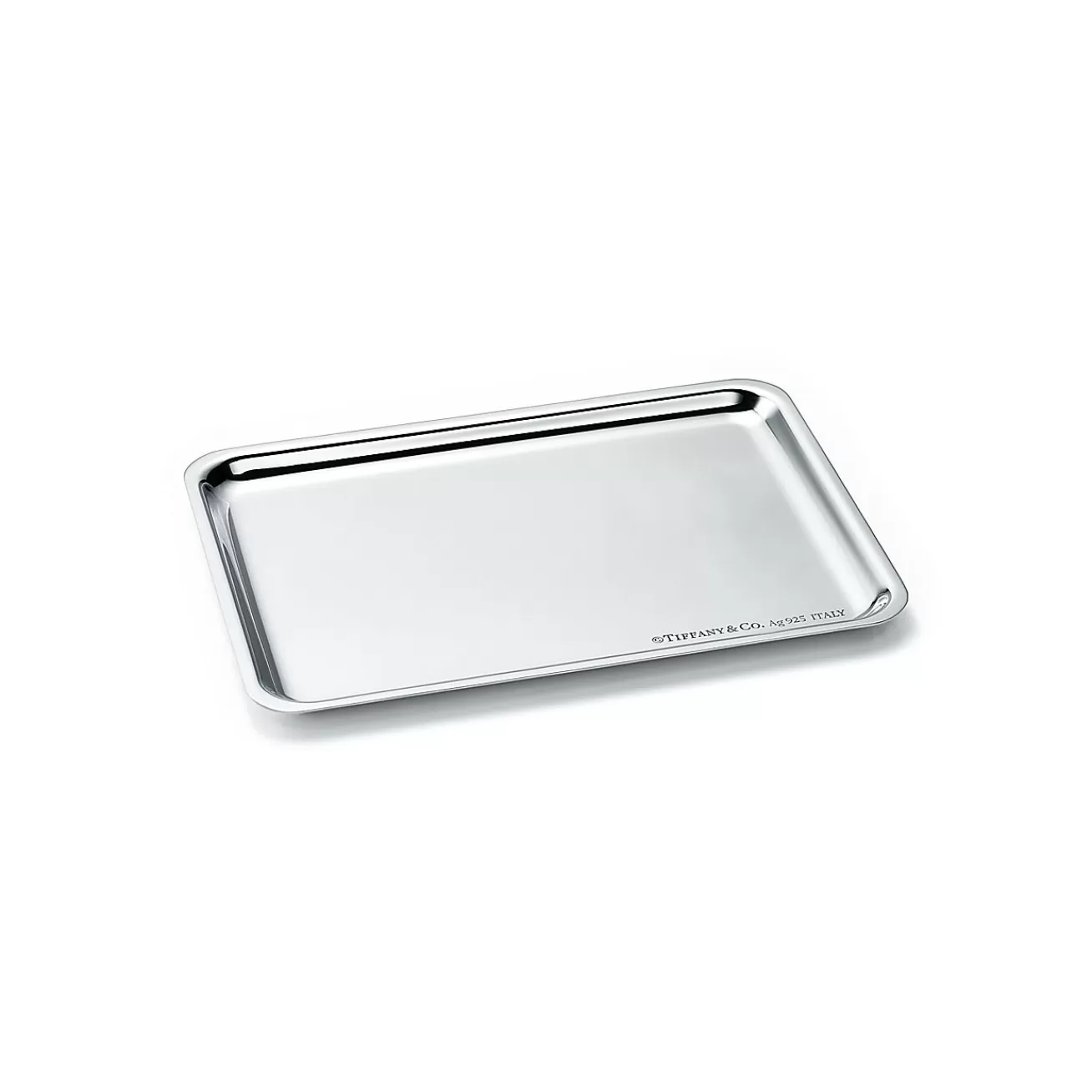 Tiffany & Co. Rectangular tray in sterling silver, 6 x 4.5". | ^ Gifts to Personalize | Decor