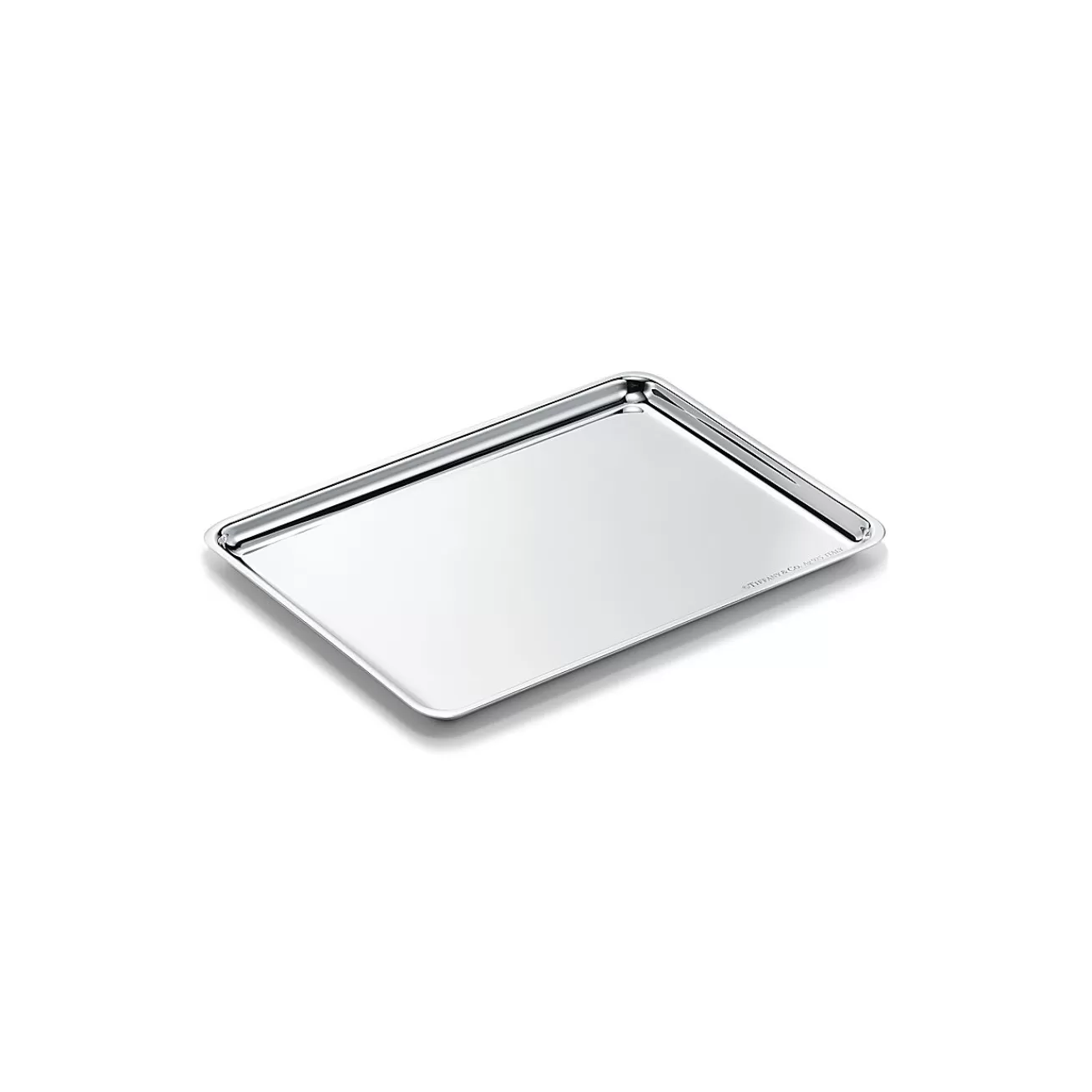 Tiffany & Co. Rectangular tray in sterling silver, 6 x 8". | ^ Business Gifts | Tableware