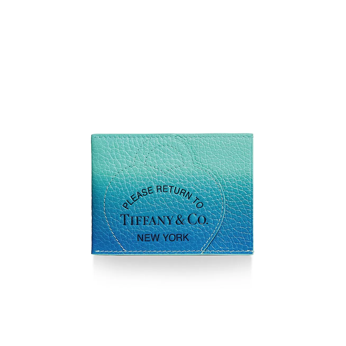 Tiffany & Co. Return to Tiffany® Card Case in Infinity Blue Leather | ^Women Small Leather Goods | Women's Accessories