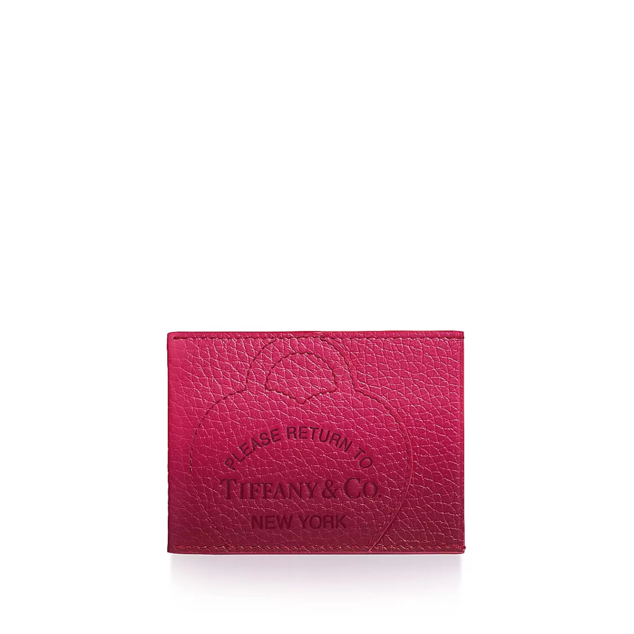 Tiffany & Co. Return to Tiffany® Card Case in Infinity Ruby Leather | ^Women Small Leather Goods | Women's Accessories