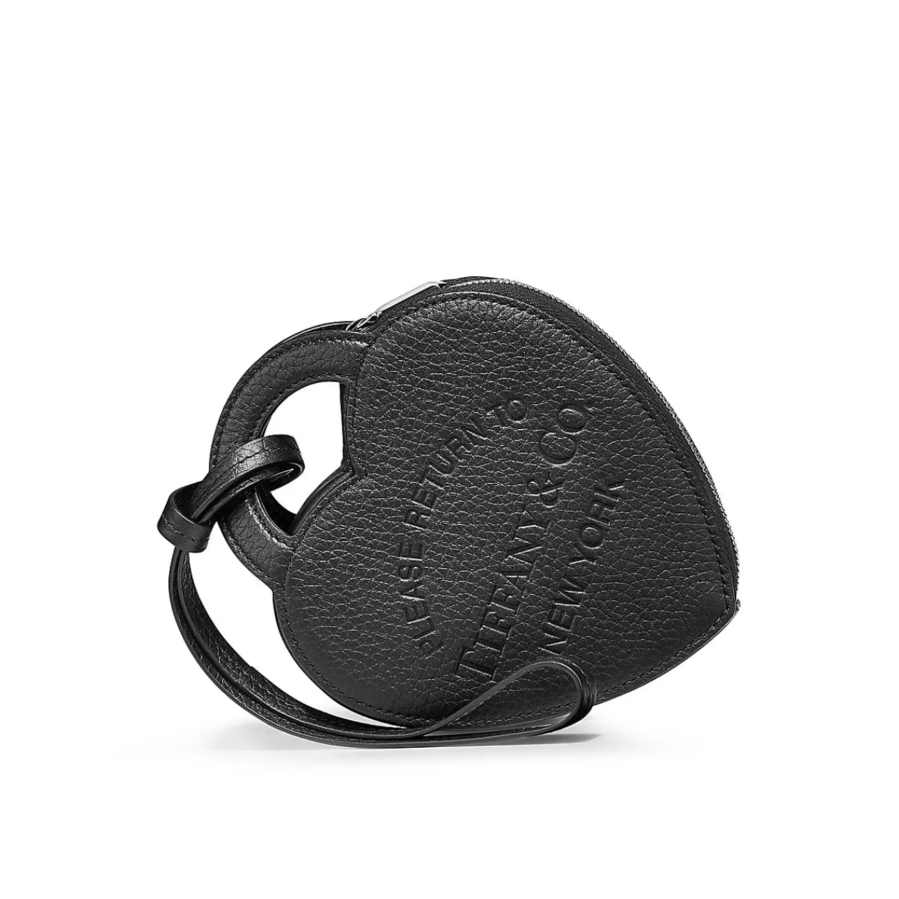 Tiffany & Co. Return to Tiffany® Coin Case in Black Leather | ^Women Small Leather Goods | Women's Accessories