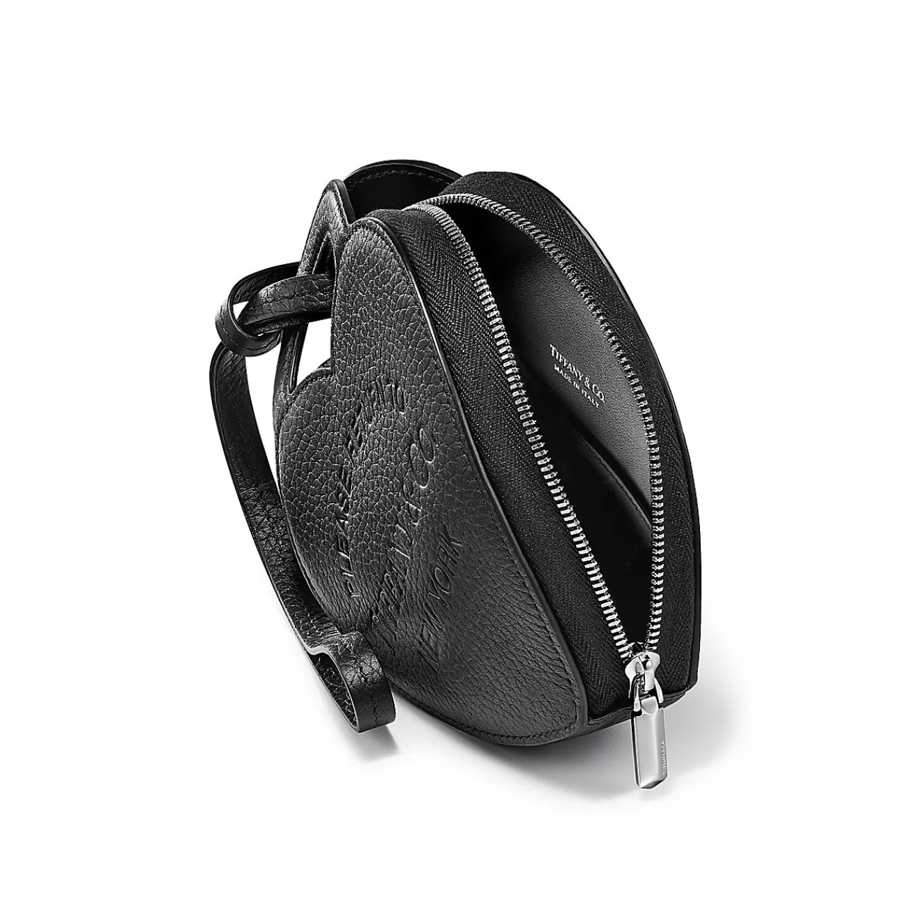 Tiffany & Co. Return to Tiffany® Coin Case in Black Leather | ^Women Small Leather Goods | Women's Accessories