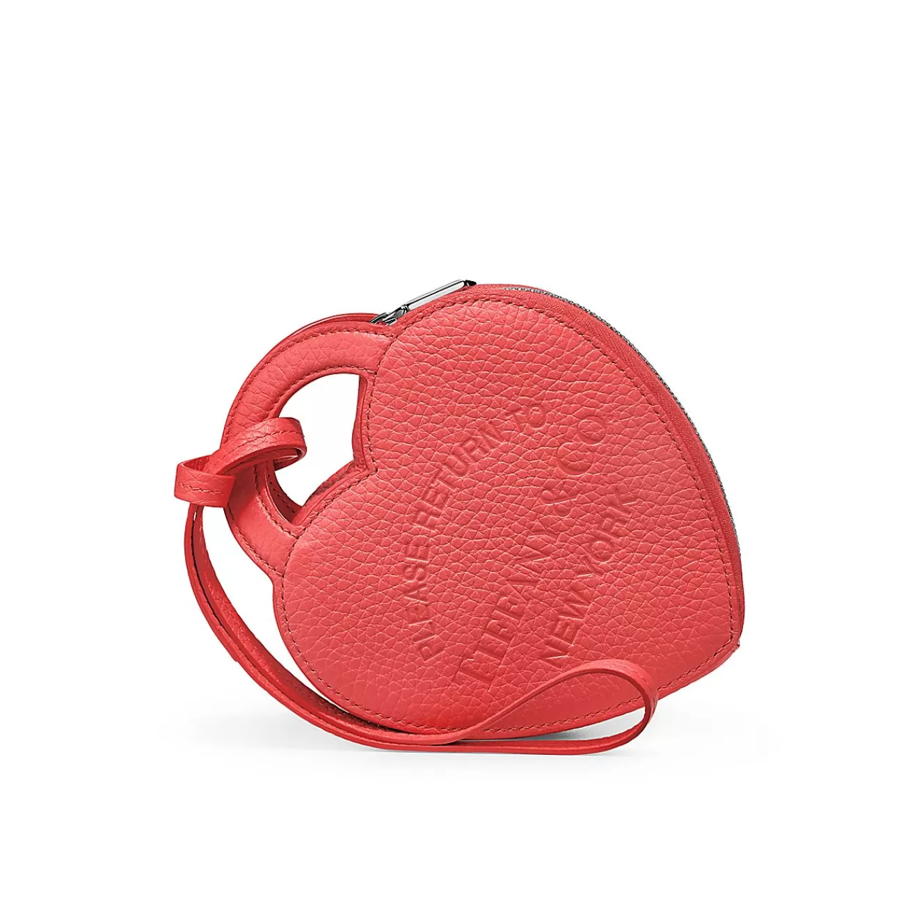 Tiffany & Co. Return to Tiffany® Coin Case in Hibiscus Red Leather | ^Women Small Leather Goods | Women's Accessories