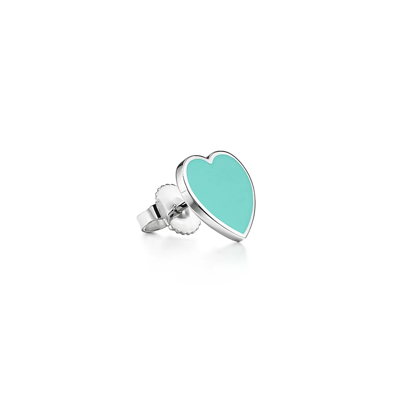 Tiffany & Co. Return to Tiffany® Earrings in Silver with Tiffany Blue® and a Diamond, Mini | ^ Earrings | Gifts for Her