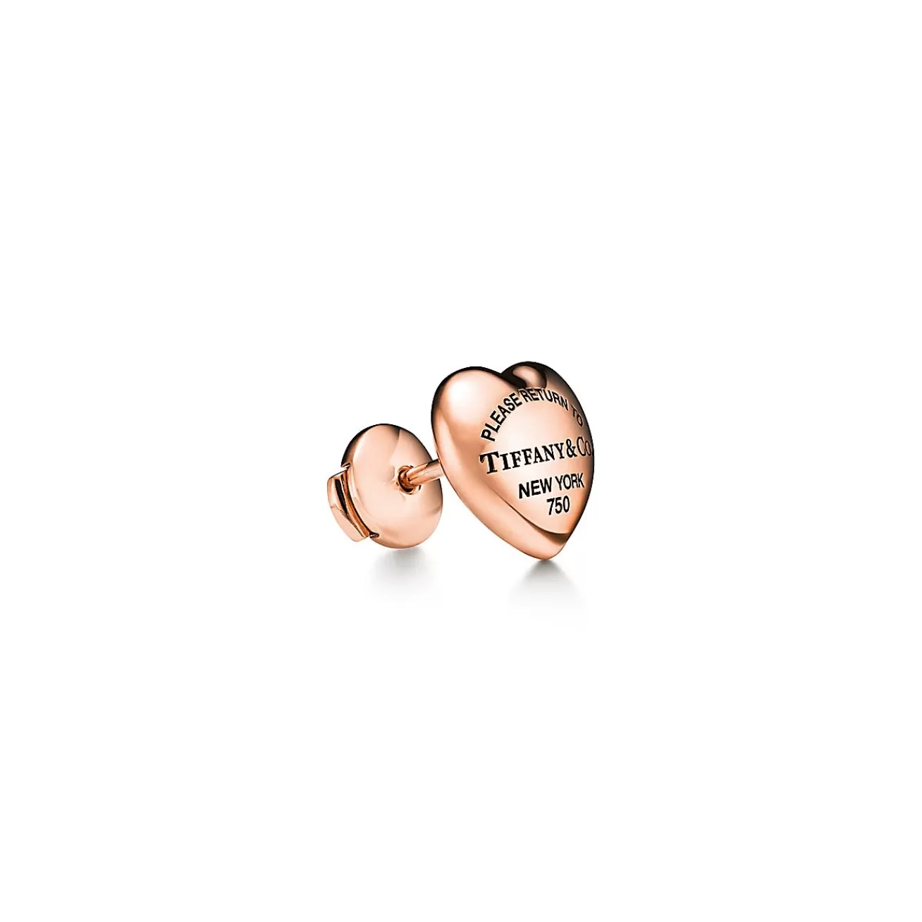 Tiffany & Co. Return to Tiffany® Full Heart Earrings in Rose Gold | ^ Earrings | New Jewelry