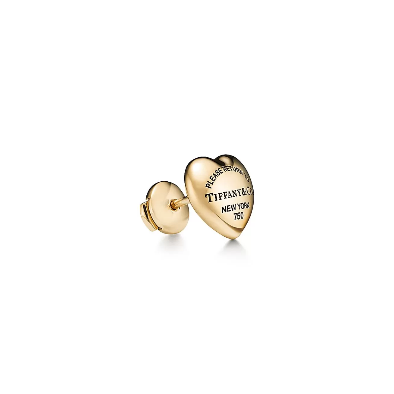 Tiffany & Co. Return to Tiffany® Full Heart Earrings in Yellow Gold | ^ Earrings | Gifts for Her