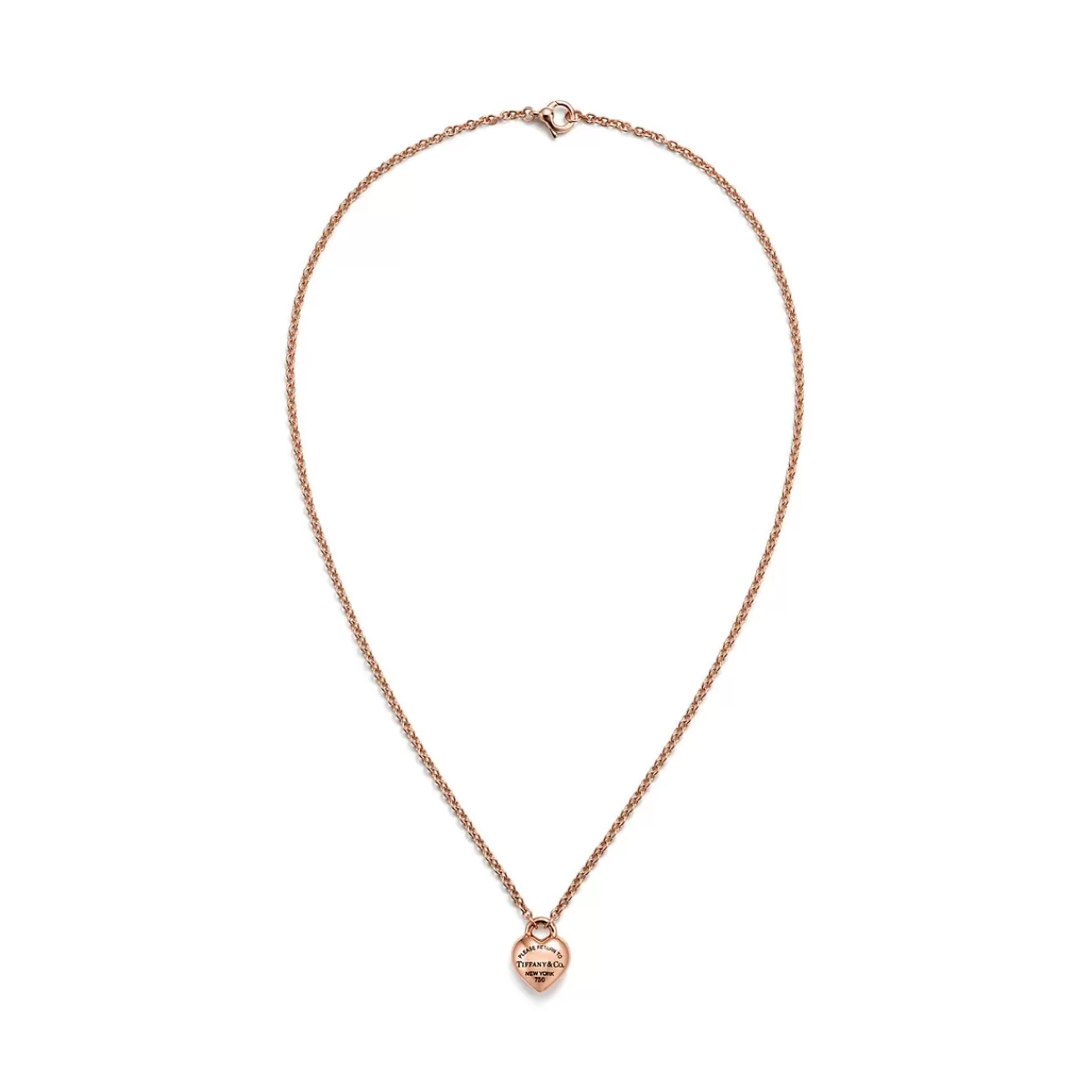 Tiffany & Co. Return to Tiffany® Full Heart Pendant in Rose Gold | ^ Necklaces & Pendants | New Jewelry