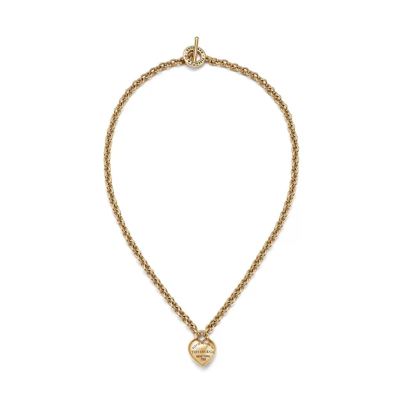 Tiffany & Co. Return to Tiffany® Full Heart Pendant in Yellow Gold | ^ Necklaces & Pendants | New Jewelry