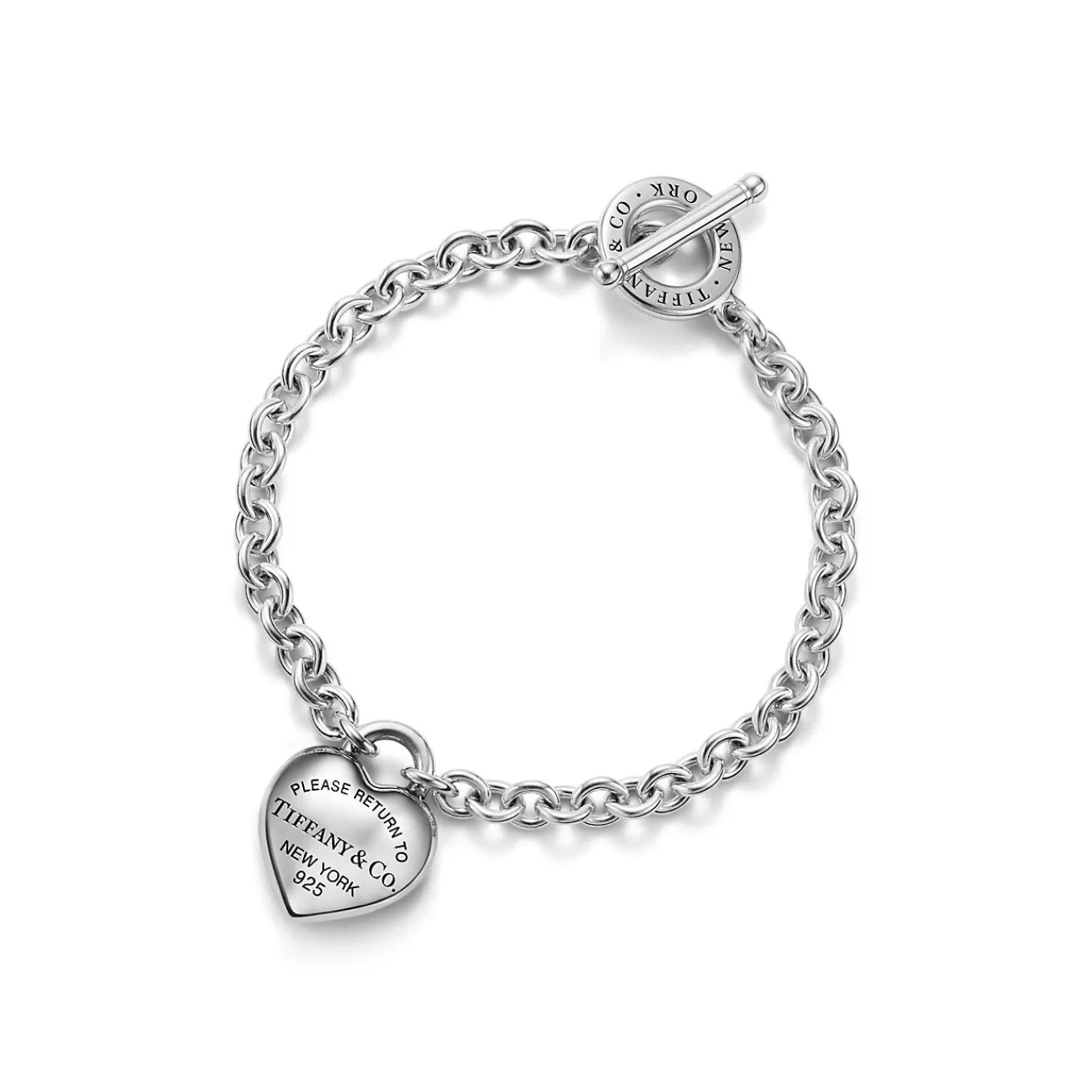 Tiffany & Co. Return to Tiffany® Full Heart Toggle Bracelet in Sterling Silver | ^ Bracelets | Gifts for Her