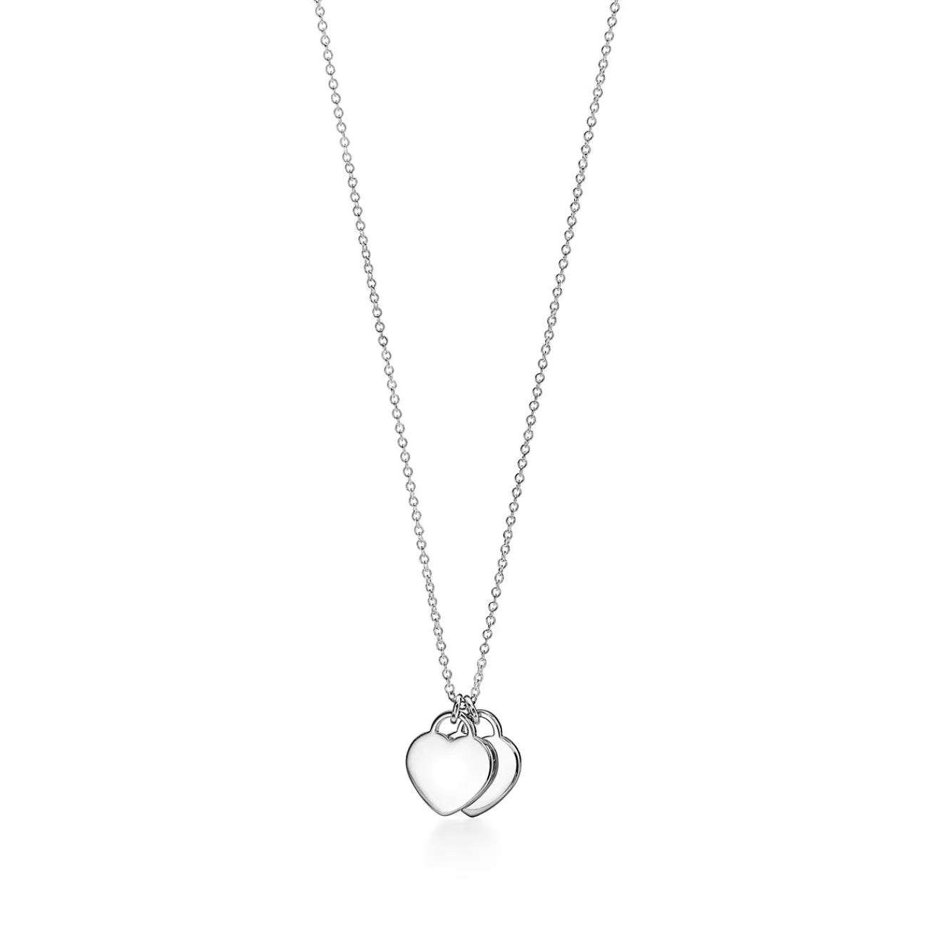 Tiffany & Co. Return to Tiffany® Heart Pendant in Silver, Tiffany Blue® with a Diamond, Mini | ^ Necklaces & Pendants | Gifts for Her