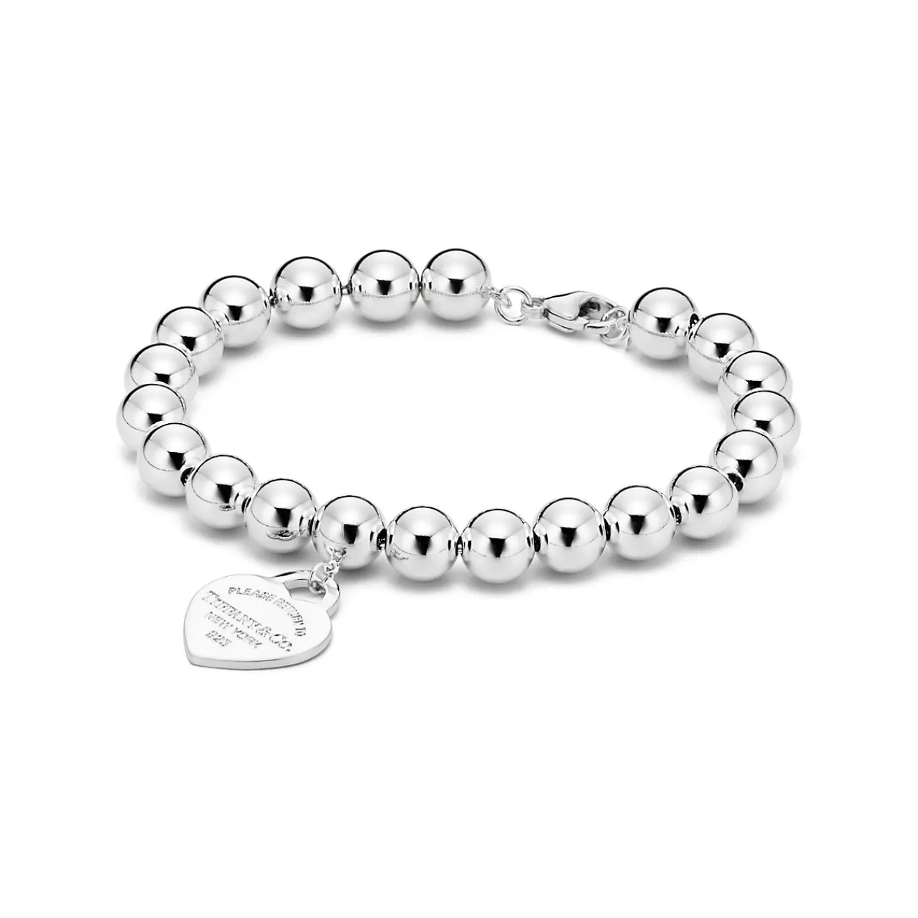 Tiffany & Co. Return to Tiffany® Heart Tag Bracelet in Silver, 8 mm | ^ Bracelets | Gifts for Her