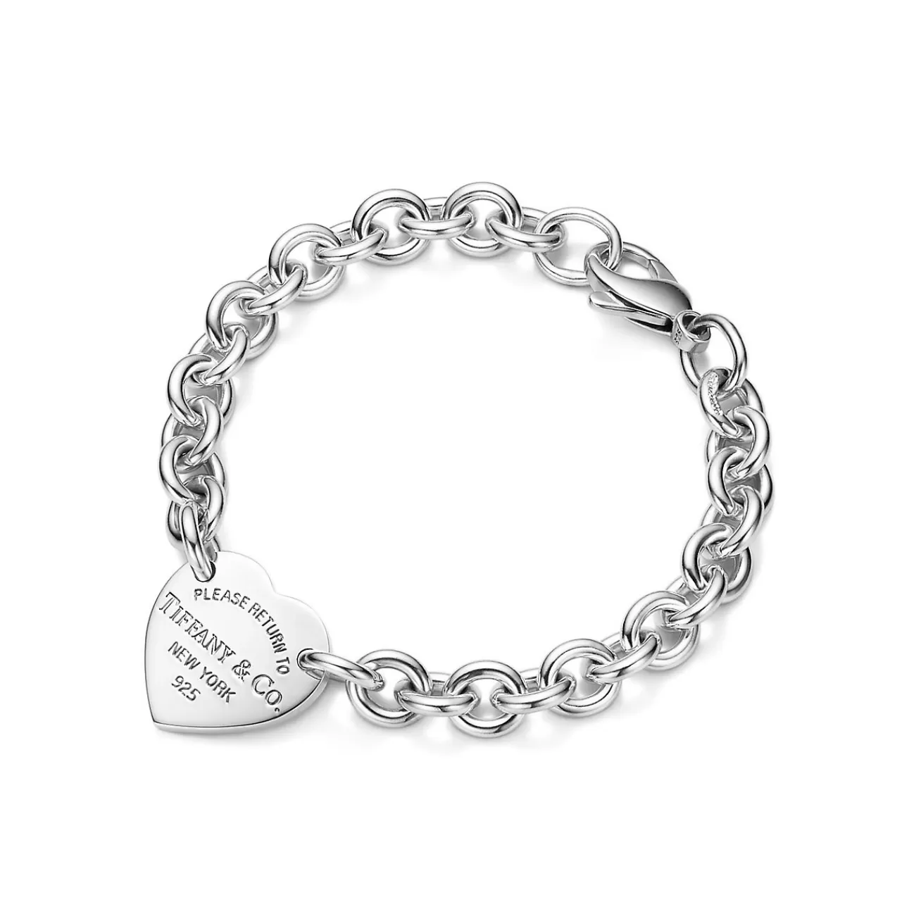 Tiffany & Co. Return to Tiffany® Heart Tag Bracelet in Silver | ^ Bracelets | Sterling Silver Jewelry