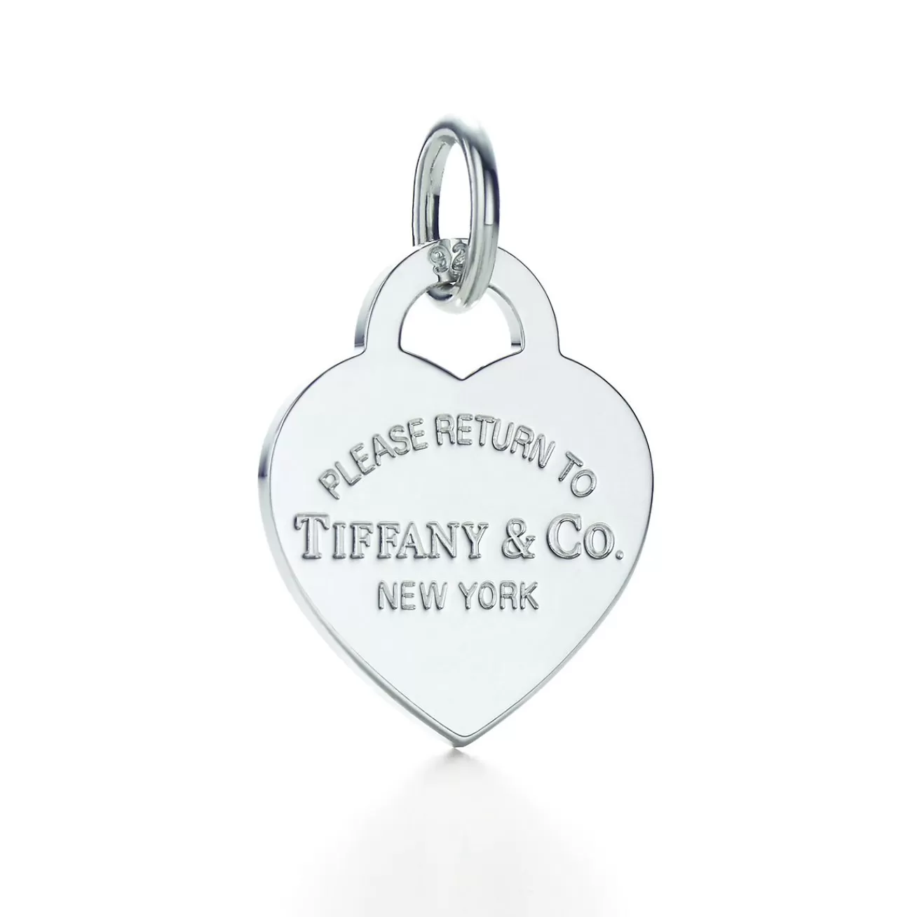 Tiffany & Co. Return to Tiffany® Heart Tag Charm in Silver, Medium | ^ Necklaces & Pendants | Sterling Silver Jewelry