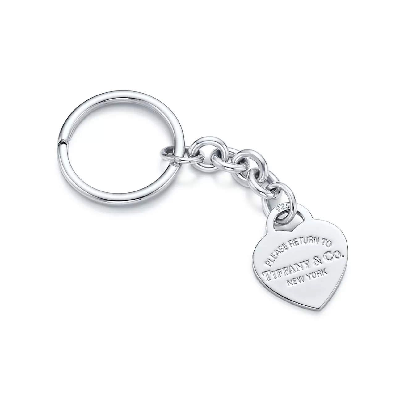 Tiffany & Co. Return to Tiffany® heart tag key ring in sterling silver. | ^Women Gifts to Personalize | Key Rings