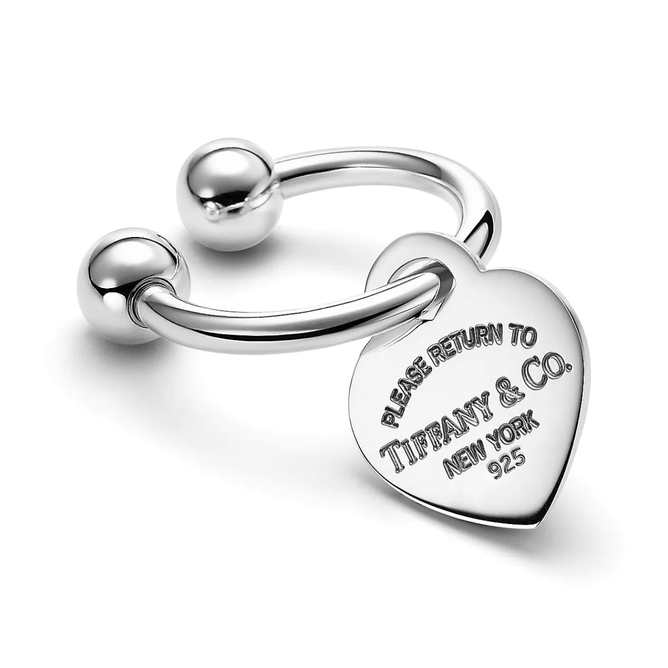 Tiffany & Co. Return to Tiffany® heart tag key ring in sterling silver, medium. | ^Women Gifts to Personalize | Key Rings