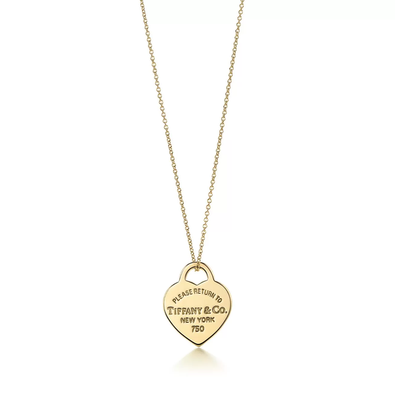 Tiffany & Co. Return to Tiffany® heart tag pendant in 18k gold, small. | ^ Necklaces & Pendants | Gifts for Her