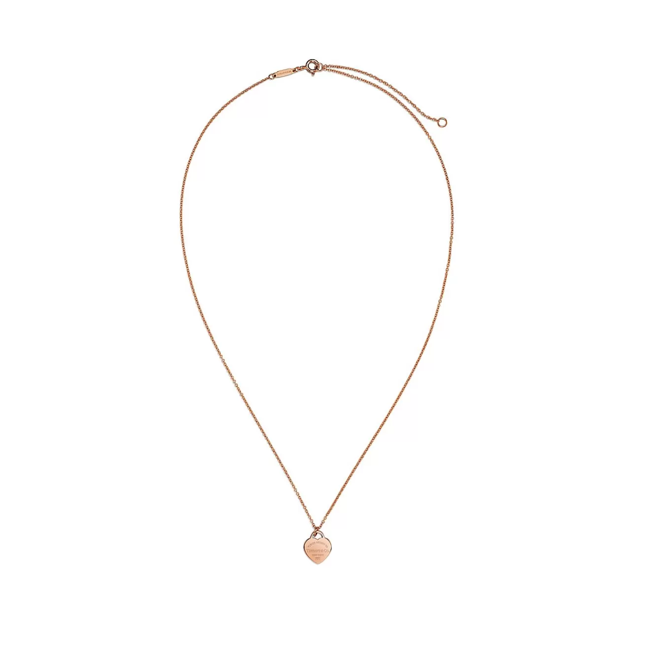 Tiffany & Co. Return to Tiffany® Heart Tag Pendant in Rose Gold, Mini | ^ Necklaces & Pendants | Rose Gold Jewelry