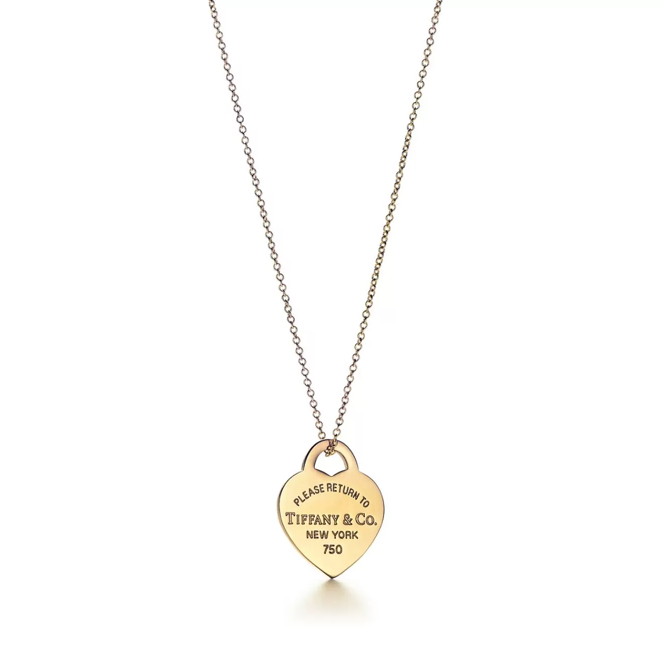Tiffany & Co. Return to Tiffany® Heart Tag Pendant in Yellow Gold | ^ Necklaces & Pendants | Gifts for Her