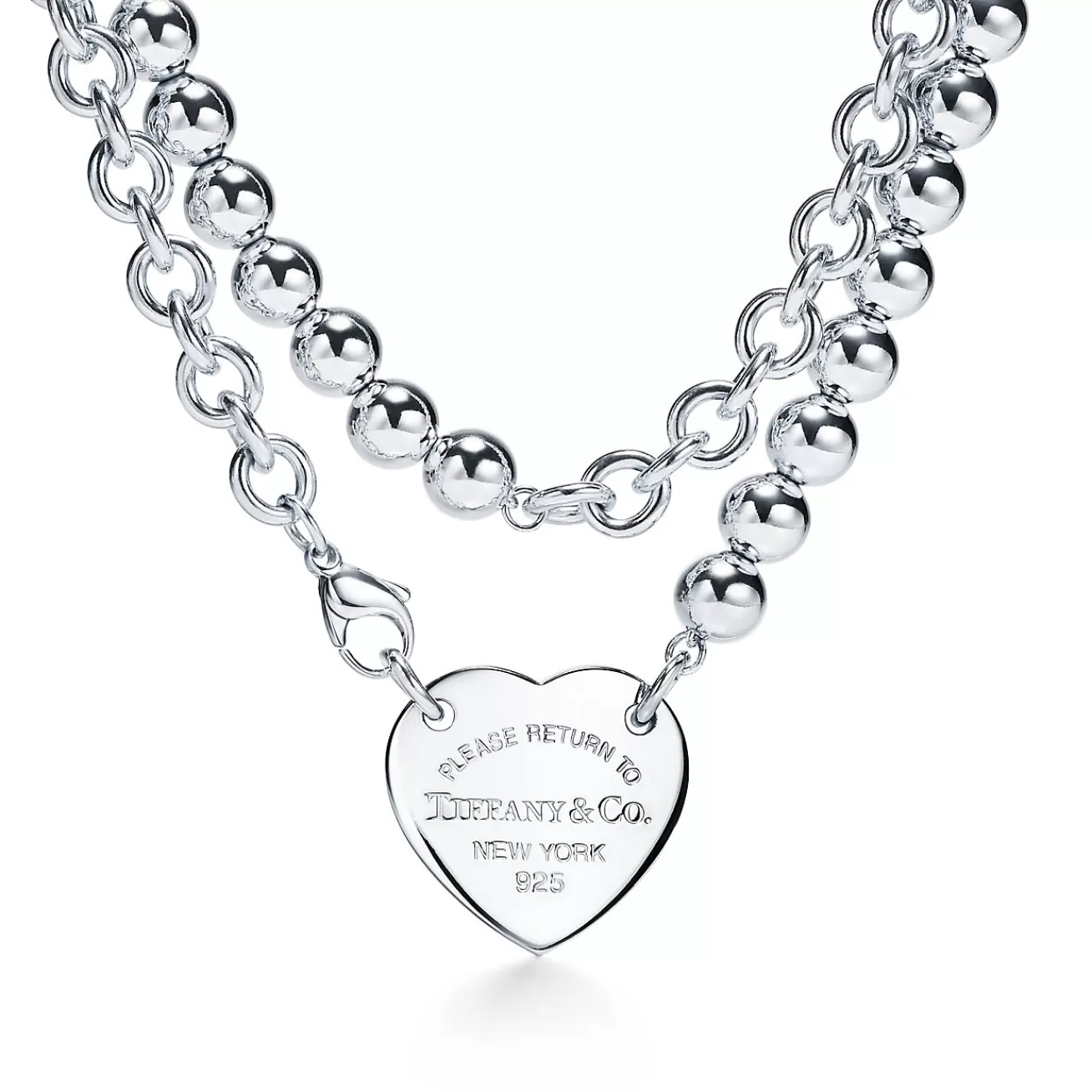 Tiffany & Co. Return to Tiffany® heart tag wrap necklace in sterling silver, 32". | ^ Necklaces & Pendants | Gifts for Her