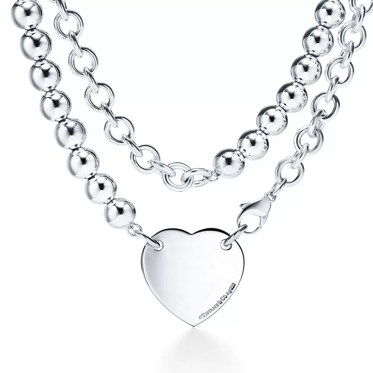 Tiffany & Co. Return to Tiffany® heart tag wrap necklace in sterling silver, 32". | ^ Necklaces & Pendants | Gifts for Her