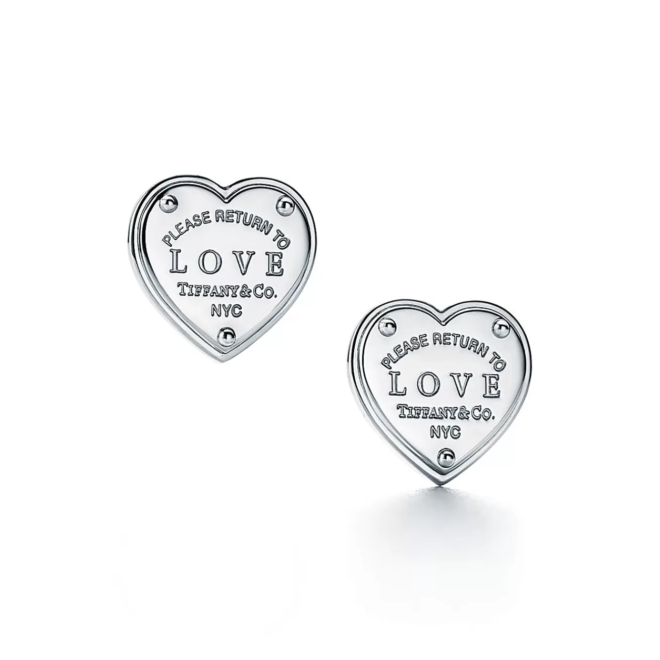 Tiffany & Co. Return to Tiffany® Love Earrings in Silver | ^ Earrings | Sterling Silver Jewelry