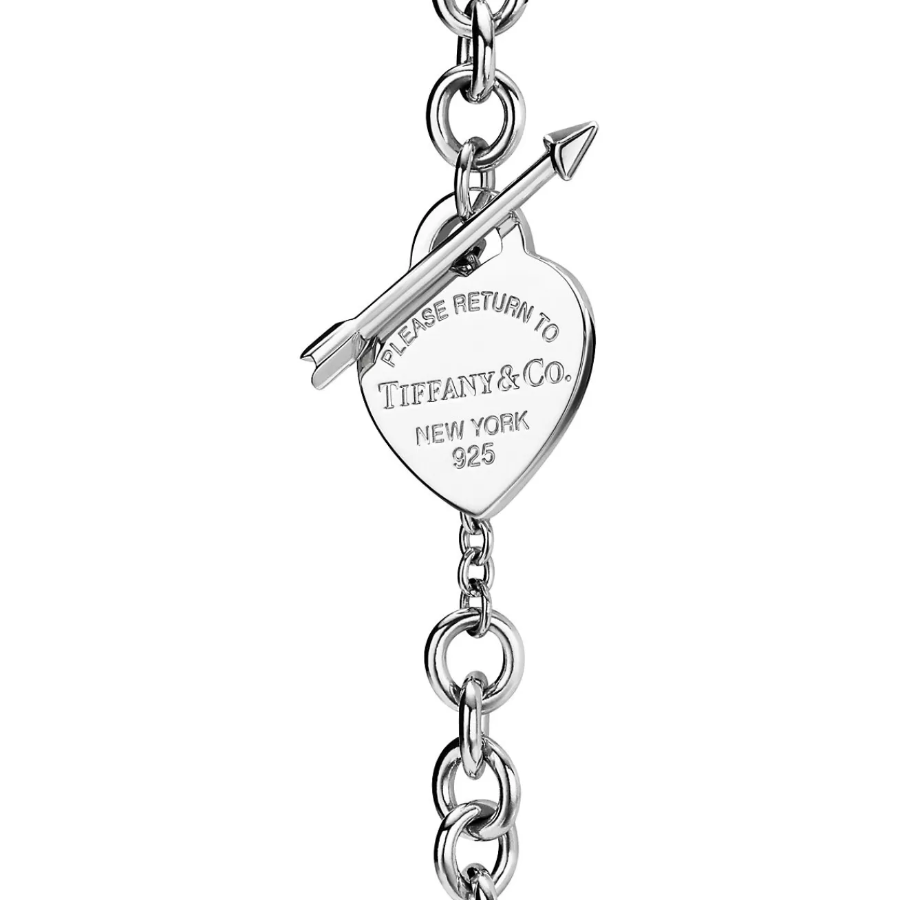 Tiffany & Co. Return to Tiffany® Lovestruck Heart Tag Bracelet in Silver, Medium | ^ Bracelets | Gifts for Her