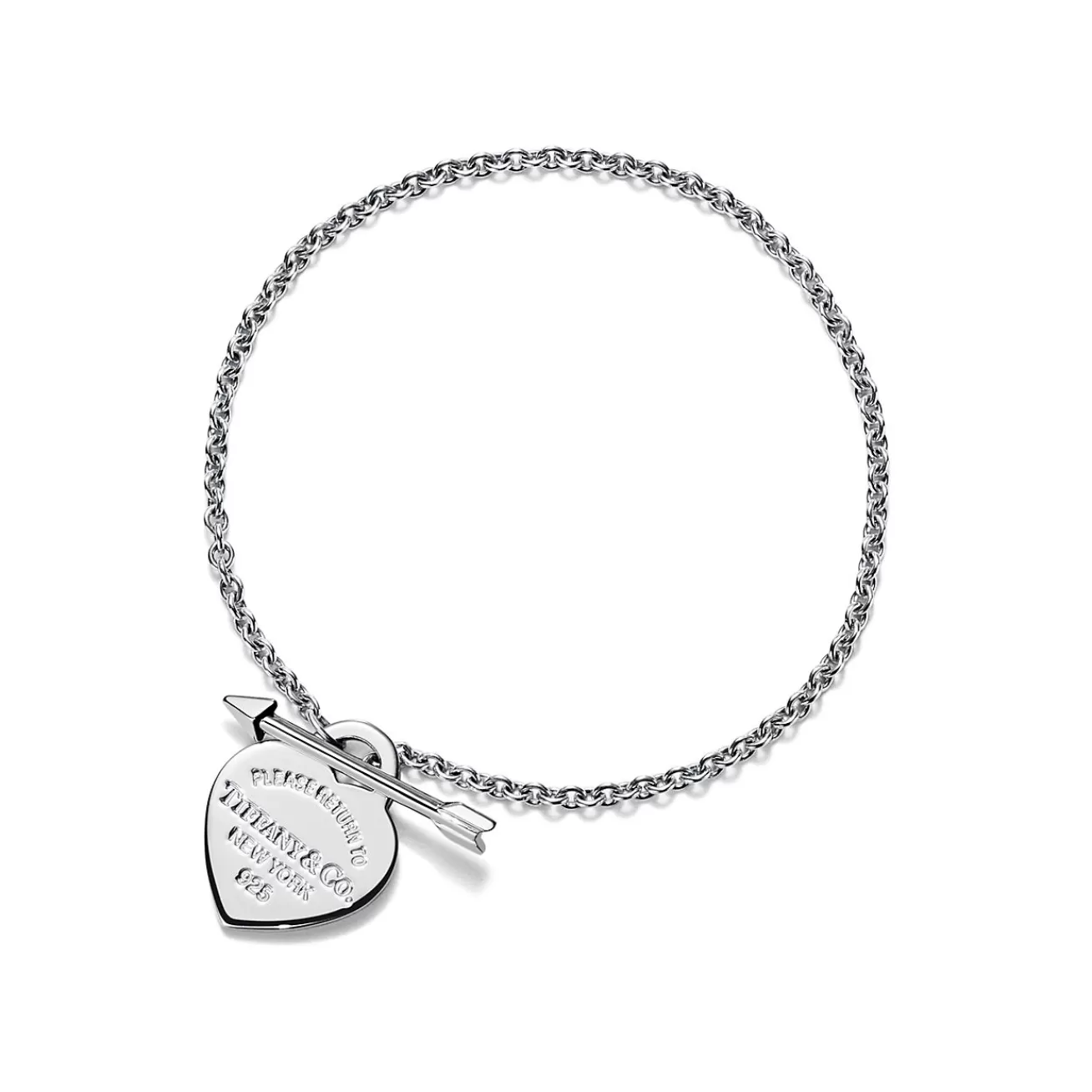 Tiffany & Co. Return to Tiffany® Lovestruck Heart Tag Bracelet in Sterling Silver, Small | ^ Bracelets | Gifts for Her