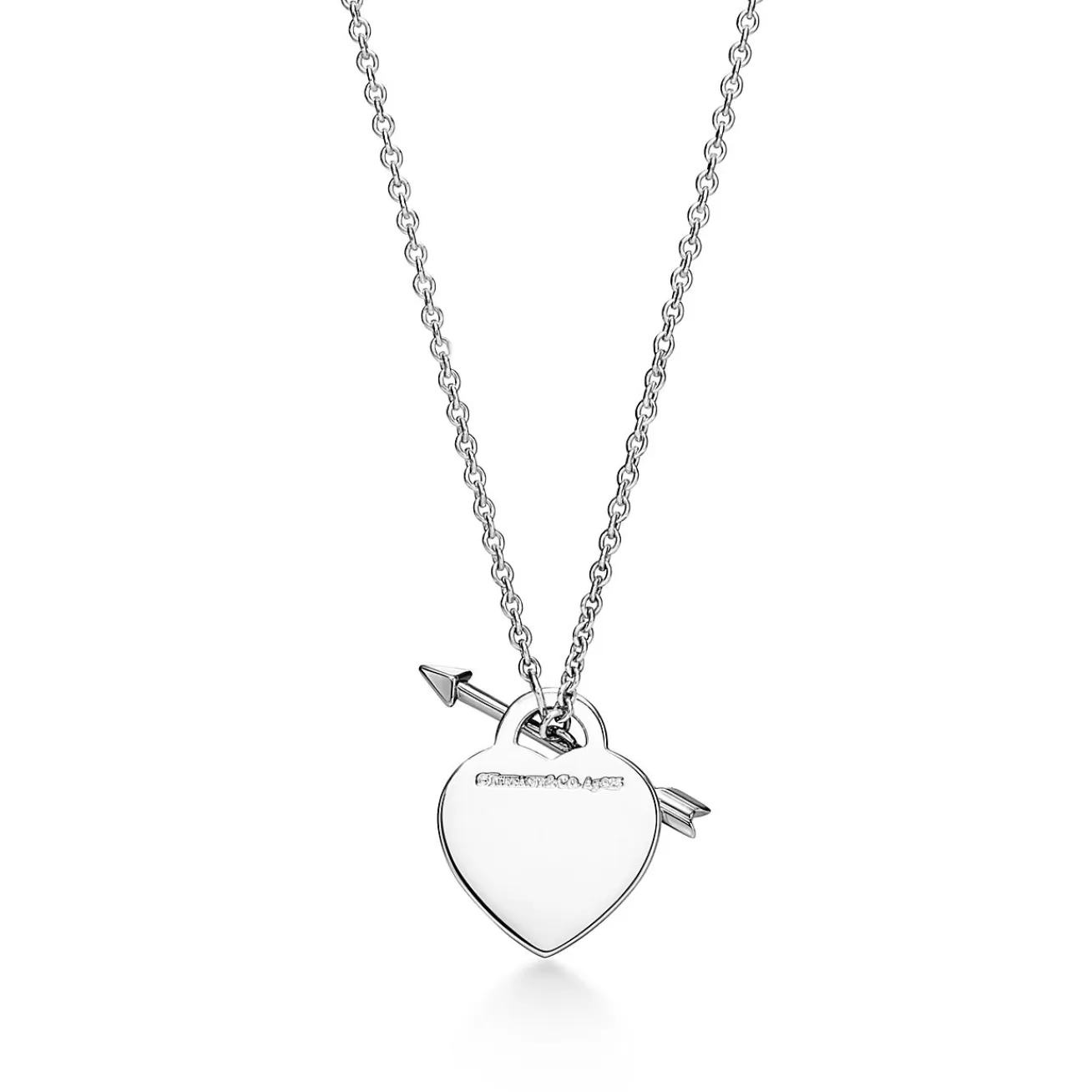 Tiffany & Co. Return to Tiffany® Lovestruck Pendant in Sterling Silver, Medium | ^ Necklaces & Pendants | Sterling Silver Jewelry