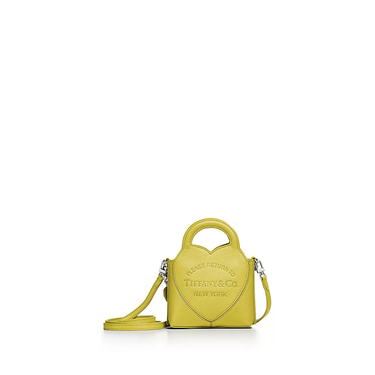 Tiffany & Co. Return to Tiffany® Micro Tote Bag in Citrine Yellow Leather | ^Women Bags | Women's Accessories