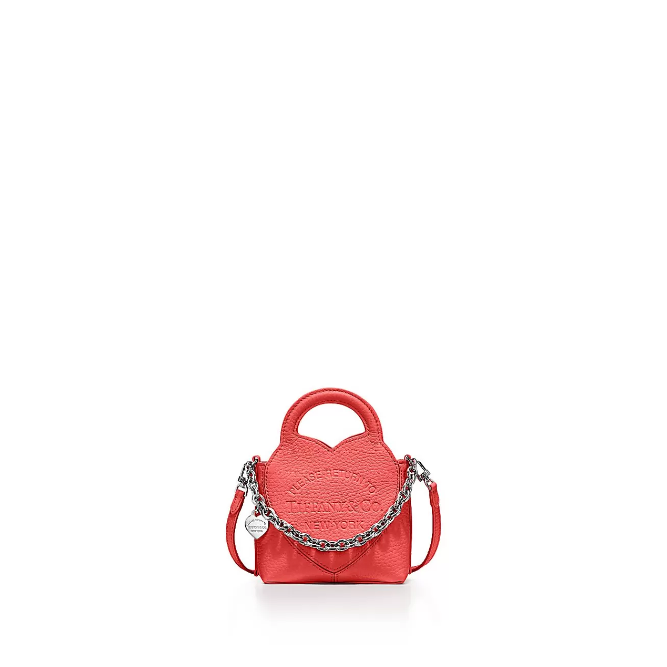 Tiffany & Co. Return to Tiffany® Micro Tote in Hibiscus Red Leather | ^Women Online Exclusives