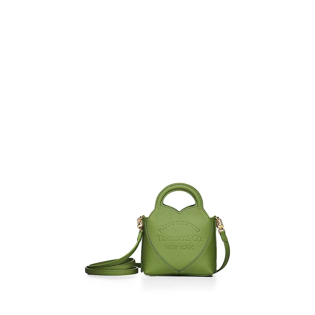Tiffany & Co. Return to Tiffany® Micro Tote in Peridot Green Leather | ^Women Bags | Women's Accessories