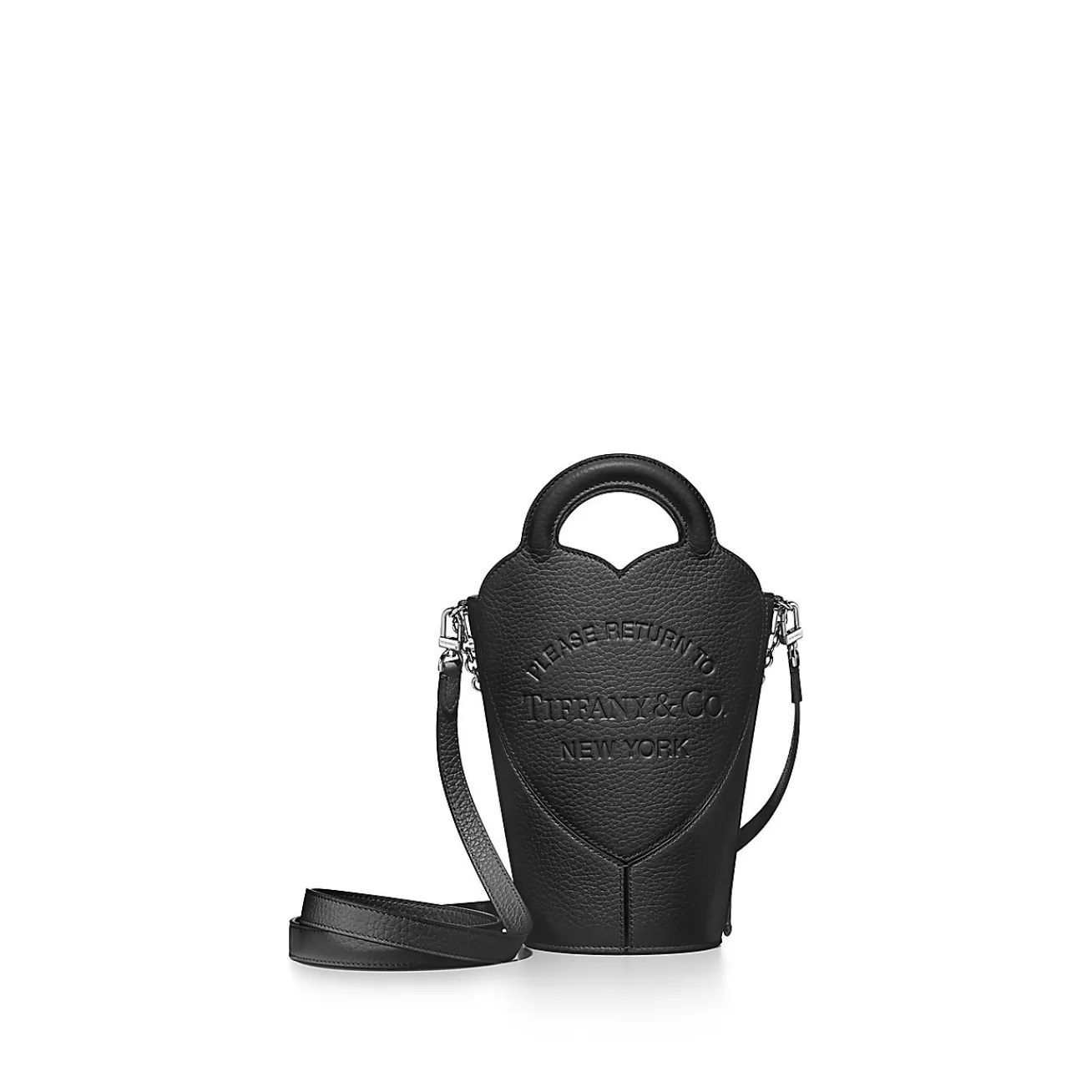 Tiffany & Co. Return to Tiffany® Mini Crossbody Bag in Black Leather | ^Women Bags | Women's Accessories