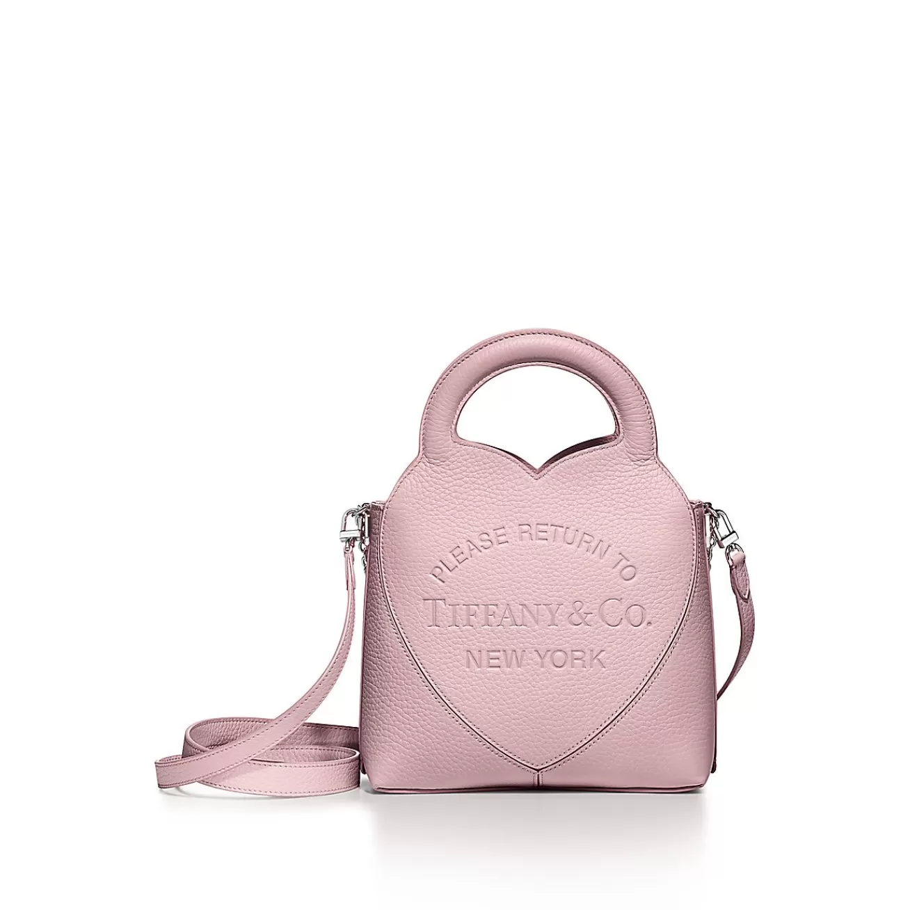 Tiffany & Co. Return to Tiffany® Mini Tote Bag in Crystal Pink Leather | ^Women Bags | Women's Accessories