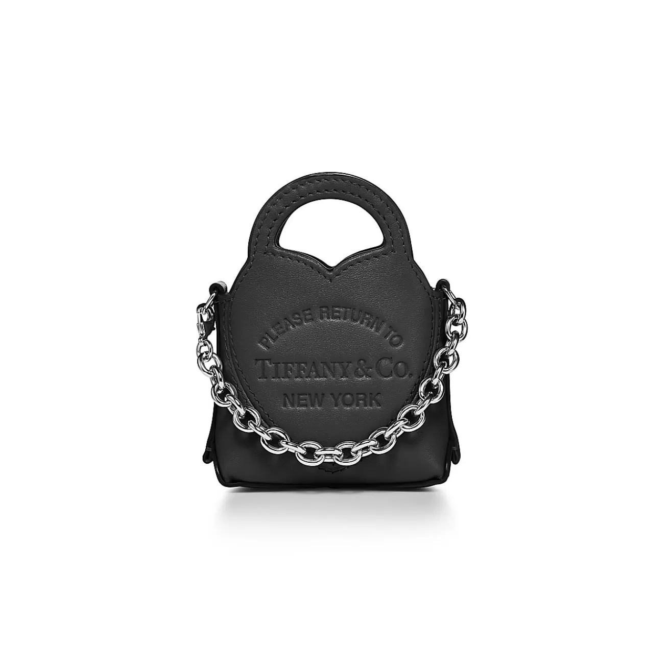 Tiffany & Co. Return to Tiffany® Nano Bag in Black Leather | ^Women Small Leather Goods | Women's Accessories