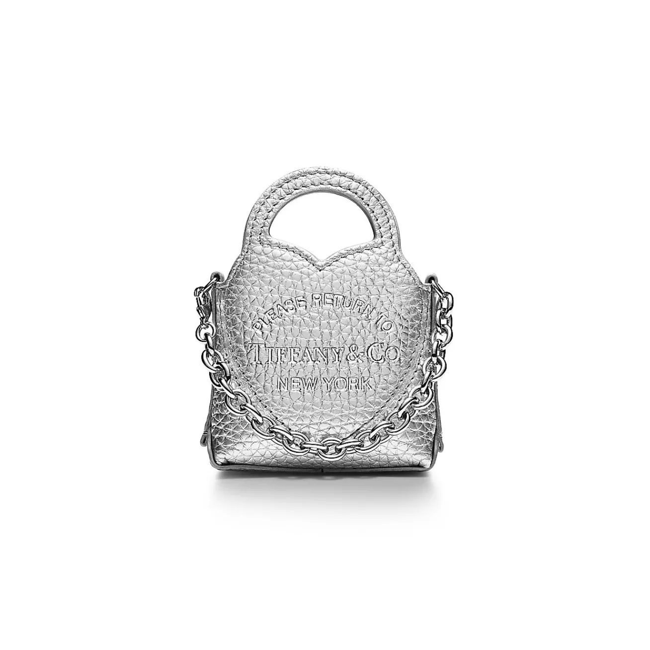 Tiffany & Co. Return to Tiffany® Nano Bag in Silver-colored Leather | ^Women Small Leather Goods | Women's Accessories